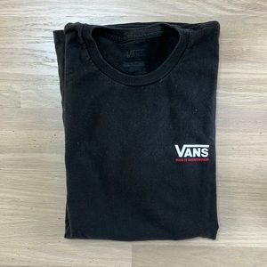 Vans Men’s Tshirt - Black - Size Med
